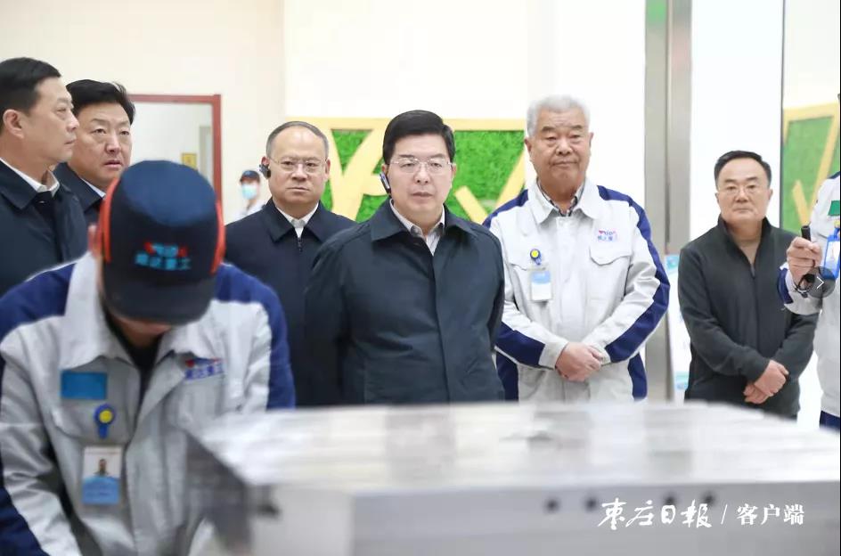 棗莊“工業(yè)強(qiáng)市產(chǎn)業(yè)興市”項(xiàng)目建設(shè)現(xiàn)場(chǎng)會(huì)走進(jìn)威達(dá)